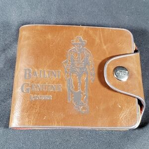Bailini Leather Hidden Compartment Wallet